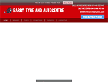 Tablet Screenshot of barrytyreautocentre.co.uk